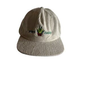 Plant Daddy Corduroy Adjustable Strapback Hat By Snag Novelty Urban Streetwear